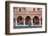 The Courtyard of the Collegium Maius of the Jagiellonski University in Krakow in Poland-wjarek-Framed Photographic Print