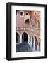 The Courtyard of the Collegium Maius of the Jagiellonski University in Krakow in Poland-wjarek-Framed Photographic Print