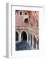 The Courtyard of the Collegium Maius of the Jagiellonski University in Krakow in Poland-wjarek-Framed Photographic Print