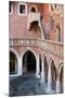 The Courtyard of the Collegium Maius of the Jagiellonski University in Krakow in Poland-wjarek-Mounted Photographic Print