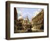 The Courtyard of the Doge's Palace, Venice, 1841-Federico Moja-Framed Giclee Print