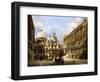 The Courtyard of the Doge's Palace, Venice, 1841-Federico Moja-Framed Giclee Print