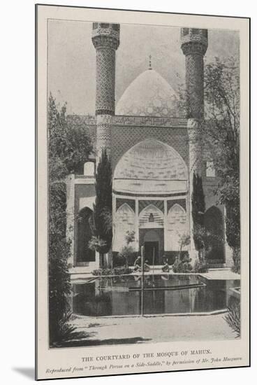 The Courtyard of the Mosque of Mahun-null-Mounted Giclee Print