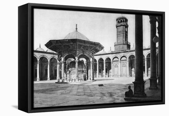 The Courtyard of the Mosque of Muhammad Ali at the Saladin Citadel, Cairo, Egypt, C1920s-null-Framed Stretched Canvas