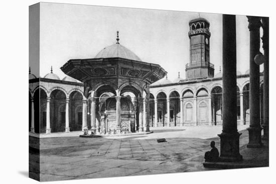 The Courtyard of the Mosque of Muhammad Ali at the Saladin Citadel, Cairo, Egypt, C1920s-null-Stretched Canvas