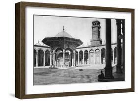 The Courtyard of the Mosque of Muhammad Ali at the Saladin Citadel, Cairo, Egypt, C1920s-null-Framed Giclee Print