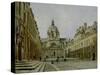 The Courtyard of the Old Sorbonne, 1886-Emmanuel Lansyer-Stretched Canvas