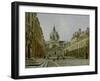 The Courtyard of the Old Sorbonne, 1886-Emmanuel Lansyer-Framed Giclee Print