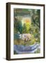 The Courtyard of the Sorolla House-Joaquín Sorolla y Bastida-Framed Giclee Print