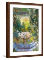 The Courtyard of the Sorolla House-Joaquín Sorolla y Bastida-Framed Giclee Print