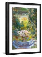 The Courtyard of the Sorolla House-Joaquín Sorolla y Bastida-Framed Giclee Print