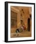 The Courtyard-Eugene Alexis Girardet-Framed Giclee Print