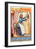 The Couturier, 1899-null-Framed Premium Giclee Print