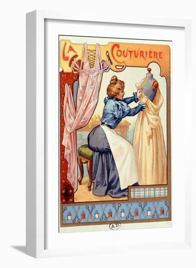 The Couturier, 1899-null-Framed Giclee Print