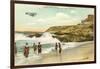 The Cove with Old Biplane, La Jolla, California-null-Framed Art Print