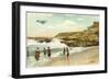 The Cove with Old Biplane, La Jolla, California-null-Framed Art Print