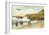 The Cove with Old Biplane, La Jolla, California-null-Framed Art Print