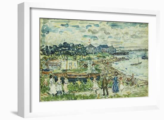 The Cove-Maurice Brazil Prendergast-Framed Giclee Print