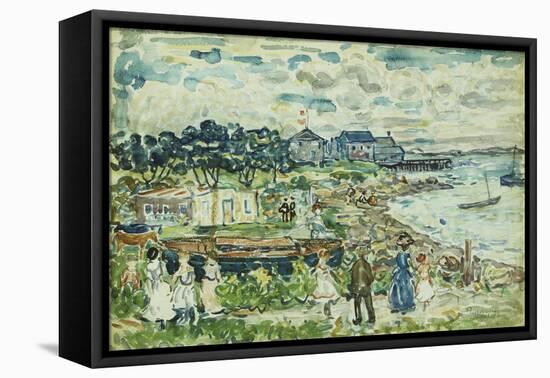 The Cove-Maurice Brazil Prendergast-Framed Stretched Canvas