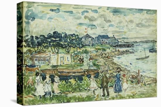 The Cove-Maurice Brazil Prendergast-Stretched Canvas