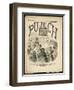 The Cover of the First Issue of Punch or the London Charivari-null-Framed Art Print