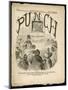 The Cover of the First Issue of Punch or the London Charivari-null-Mounted Art Print