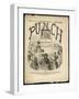 The Cover of the First Issue of Punch or the London Charivari-null-Framed Art Print