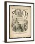 The Cover of the First Issue of Punch or the London Charivari-null-Framed Art Print