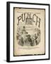 The Cover of the First Issue of Punch or the London Charivari-null-Framed Art Print