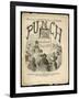 The Cover of the First Issue of Punch or the London Charivari-null-Framed Art Print