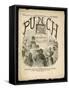 The Cover of the First Issue of Punch or the London Charivari-null-Framed Stretched Canvas