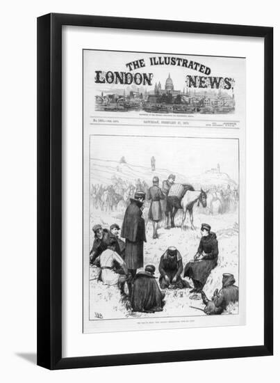 The Cover of the Illustrated London News, 27th February 1875-null-Framed Giclee Print