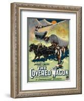 The Covered Wagon, 1923-null-Framed Art Print