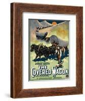 The Covered Wagon, 1923-null-Framed Art Print