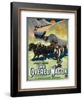 The Covered Wagon, 1923-null-Framed Art Print