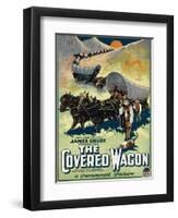 The Covered Wagon, 1923-null-Framed Art Print