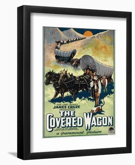 The Covered Wagon, 1923-null-Framed Art Print