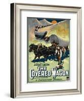 The Covered Wagon, 1923-null-Framed Art Print