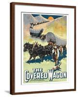 The Covered Wagon-null-Framed Art Print