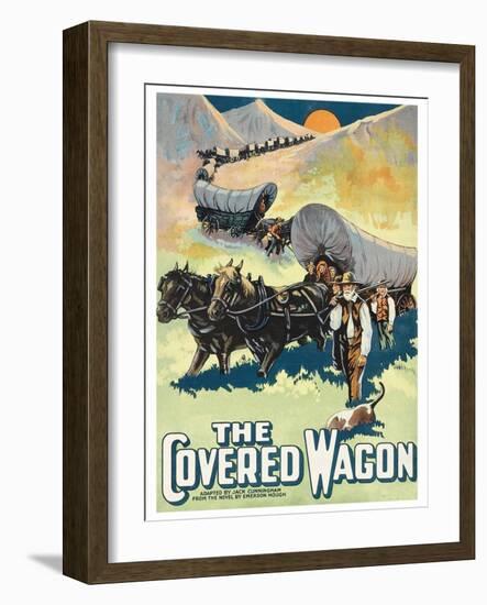 The Covered Wagon-null-Framed Art Print