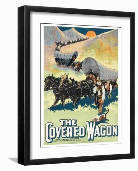 The Covered Wagon-null-Framed Art Print