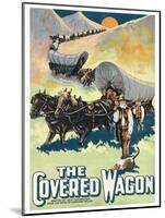 The Covered Wagon-null-Mounted Art Print