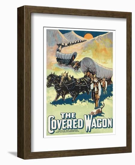 The Covered Wagon-null-Framed Art Print