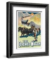 The Covered Wagon-null-Framed Art Print