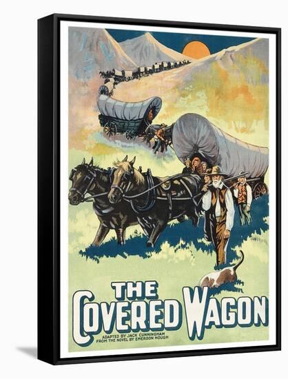 The Covered Wagon-null-Framed Stretched Canvas