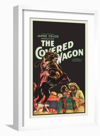 The Covered Wagon-null-Framed Art Print