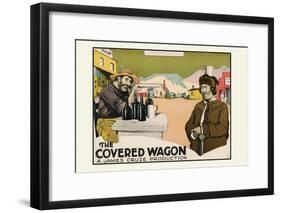 The Covered Wagon-null-Framed Art Print