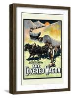 The Covered Wagon-null-Framed Art Print