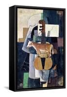 The Cow and the Violin, 1913-Kazimir Severinovich Malevich-Framed Stretched Canvas