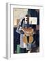 The Cow and the Violin, 1913-Kazimir Severinovich Malevich-Framed Giclee Print